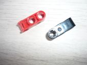 42003 Technik Achse und Pin Konnektor, senkrecht, 2 Pin Löcher